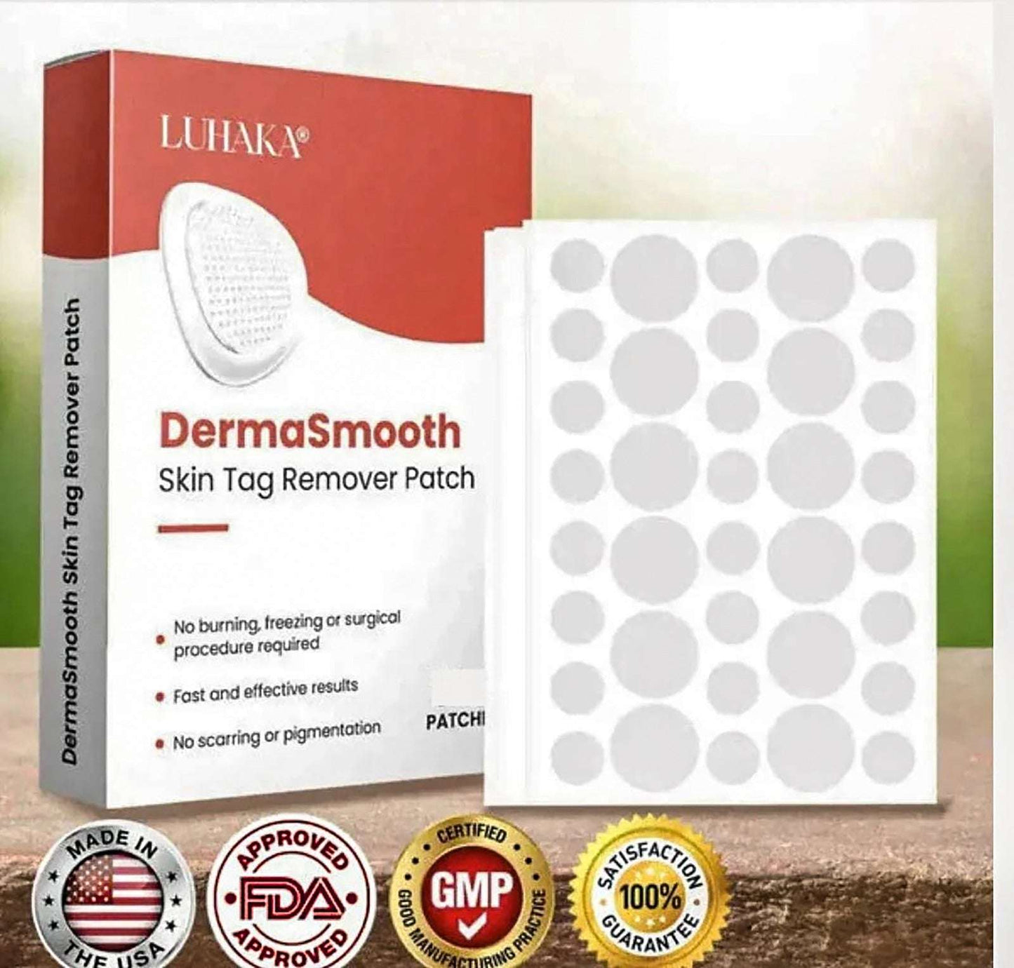 Derma Smooth Skin Tag Removal Patch