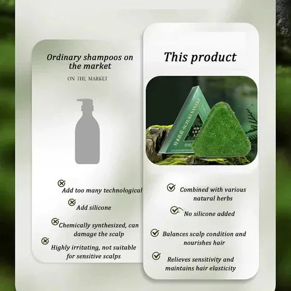 Nature Seven™ Green Shampoo Bar – 100% Natural & Organic