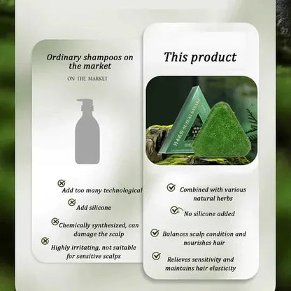 Nature Seven™ Green Shampoo Bar – 100% Natural & Organic